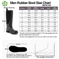 Rubber Boots for Men Multi-Season Waterproof Rain Boots